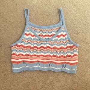 SHEIN Multicolor Knit Tank Top